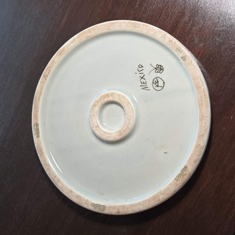 Ken Edwards Mexican Pottery Hot Plate/Trivet - Picture 2 of 3